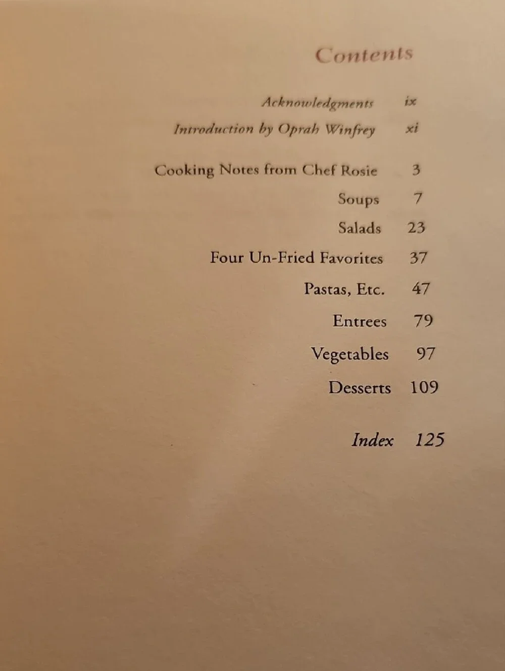 In the Kitchen with Rosie Hardcover Recipe Book - Oprah's Favorite Recipes